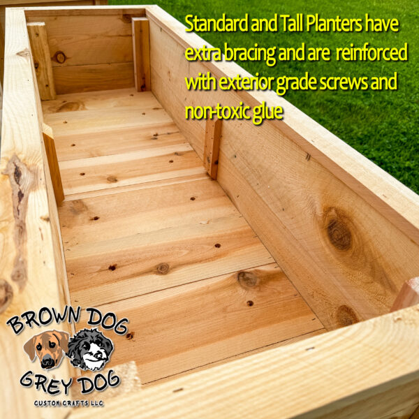Natural Cedar Planters (Local Pickup Only) - Image 5