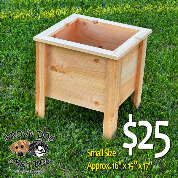 Natural Cedar Planters (Local Pickup Only) - Image 2
